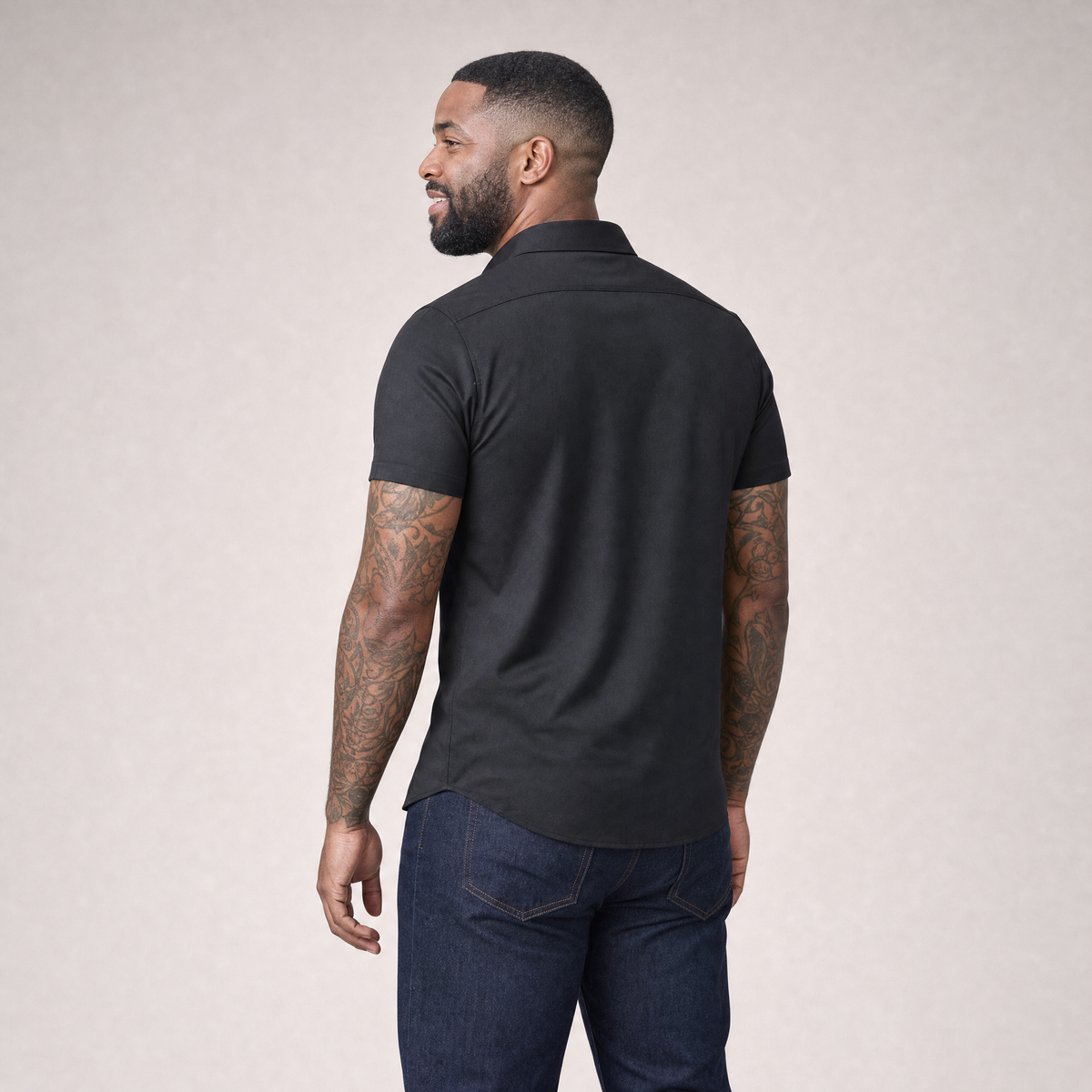 Short Sleeve Stretch Dress Shirt
