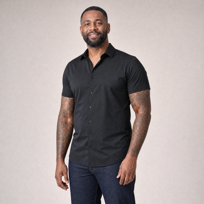 Short Sleeve Stretch Dress Shirt