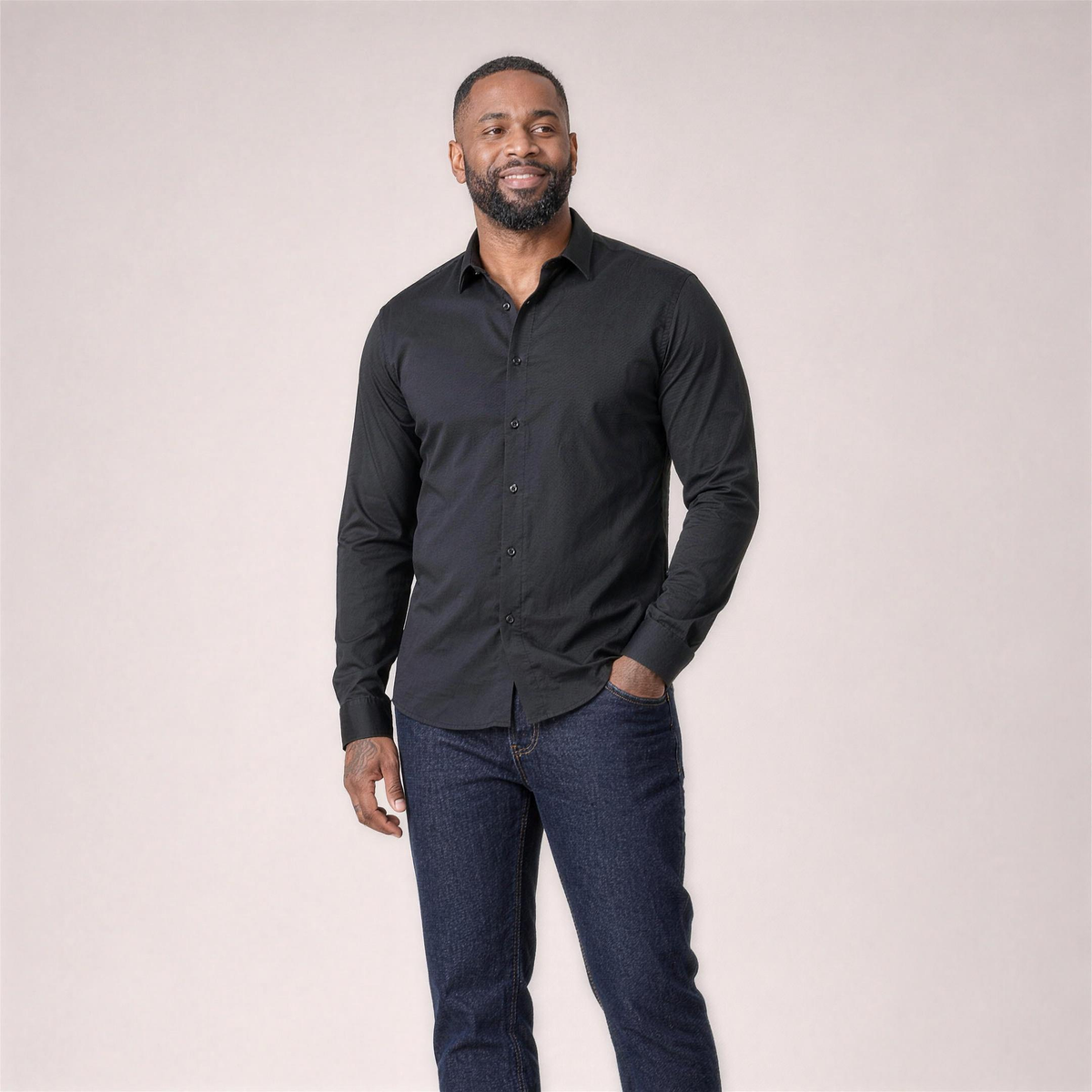 Long Sleeve Stretch Dress Shirt