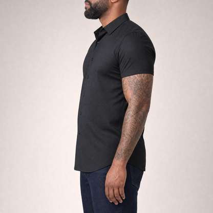 Short Sleeve Stretch Dress Shirt
