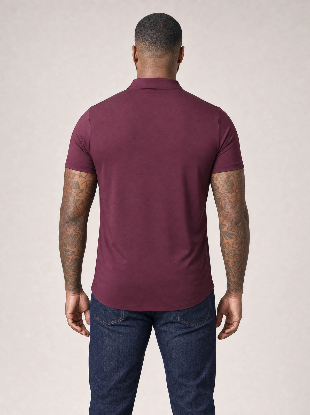 Burgundy - back