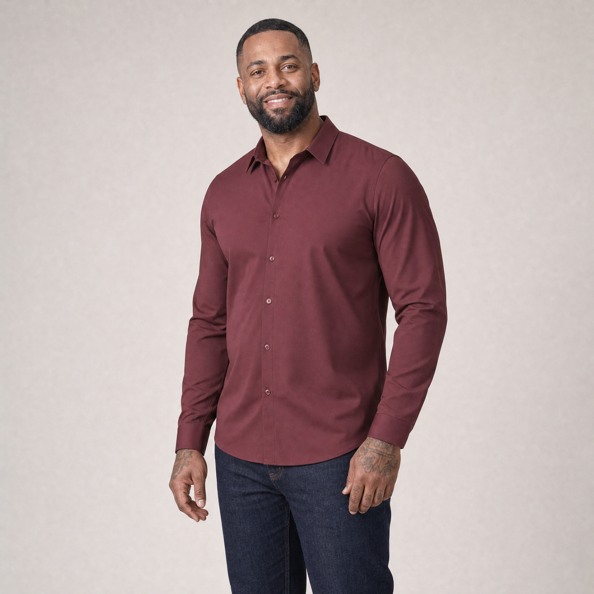 Long Sleeve Stretch Dress Shirt