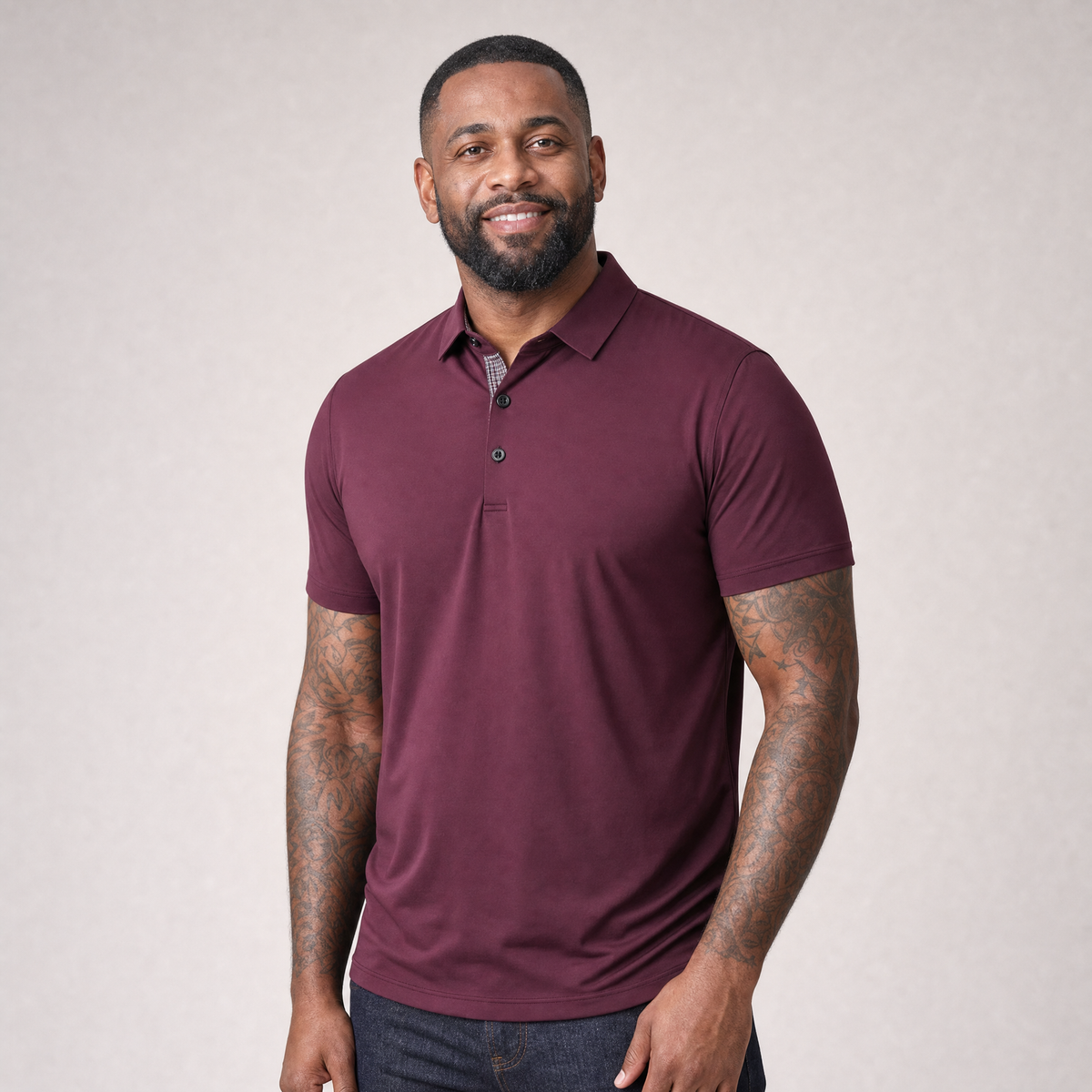 Short Sleeve Stretch Polo