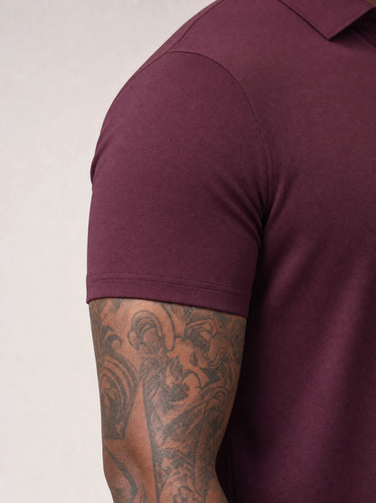 Burgundy - sleeve detail