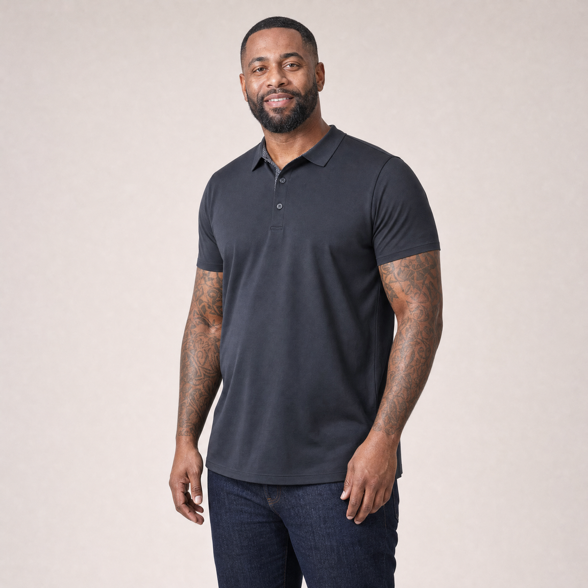 Short Sleeve Stretch Polo