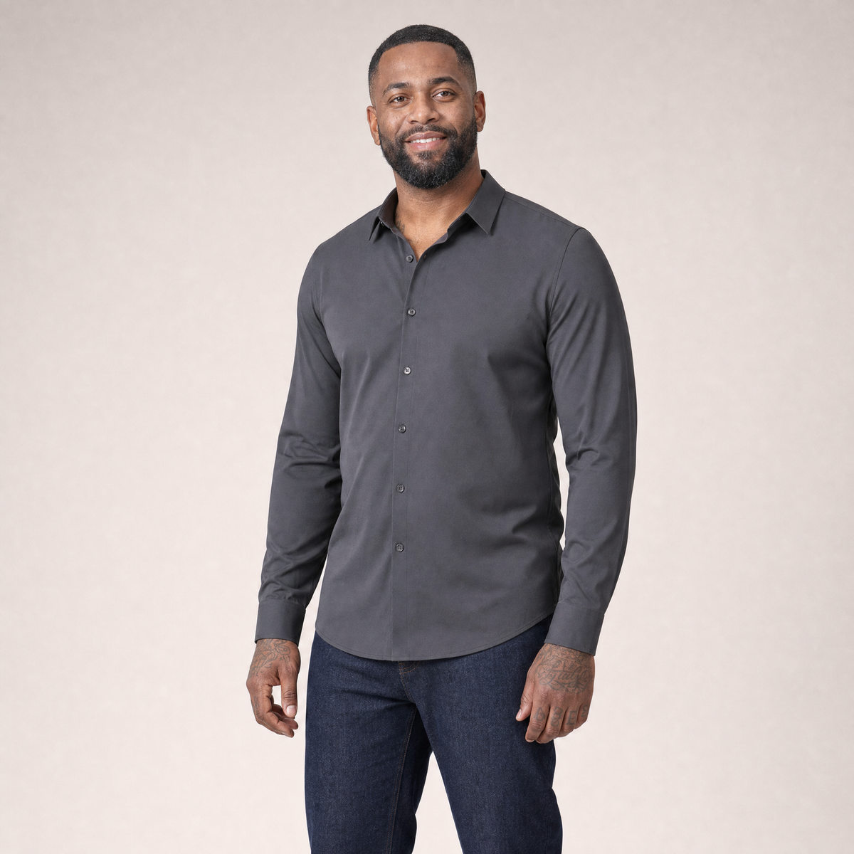 Long Sleeve Stretch Dress Shirt