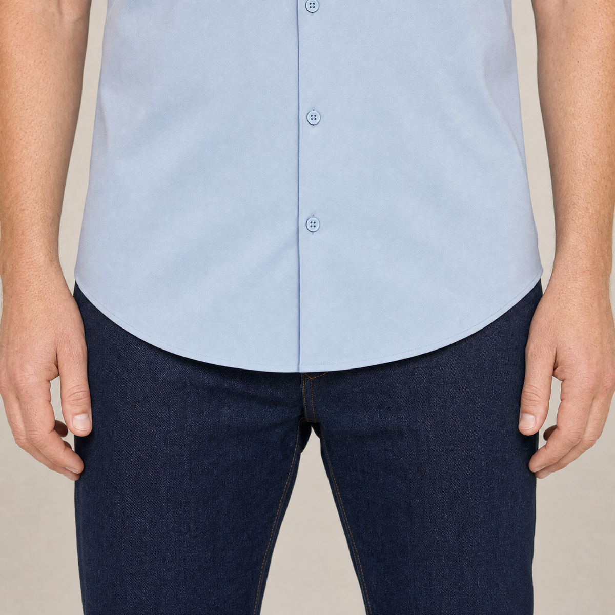 Short Sleeve Stretch Dress Shirt