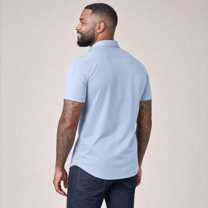 Short Sleeve Stretch Dress Shirt