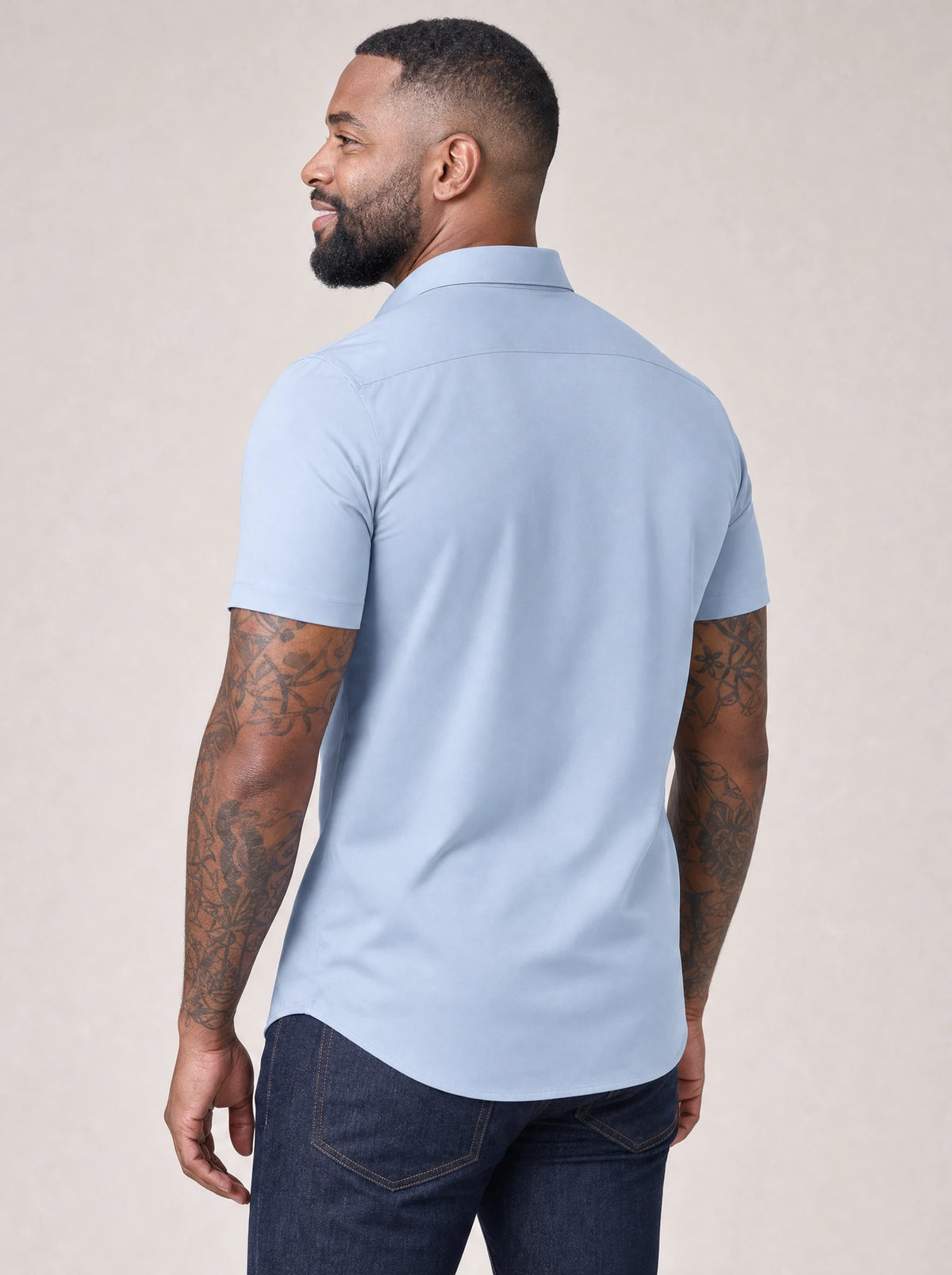 Light Blue - back 3/4