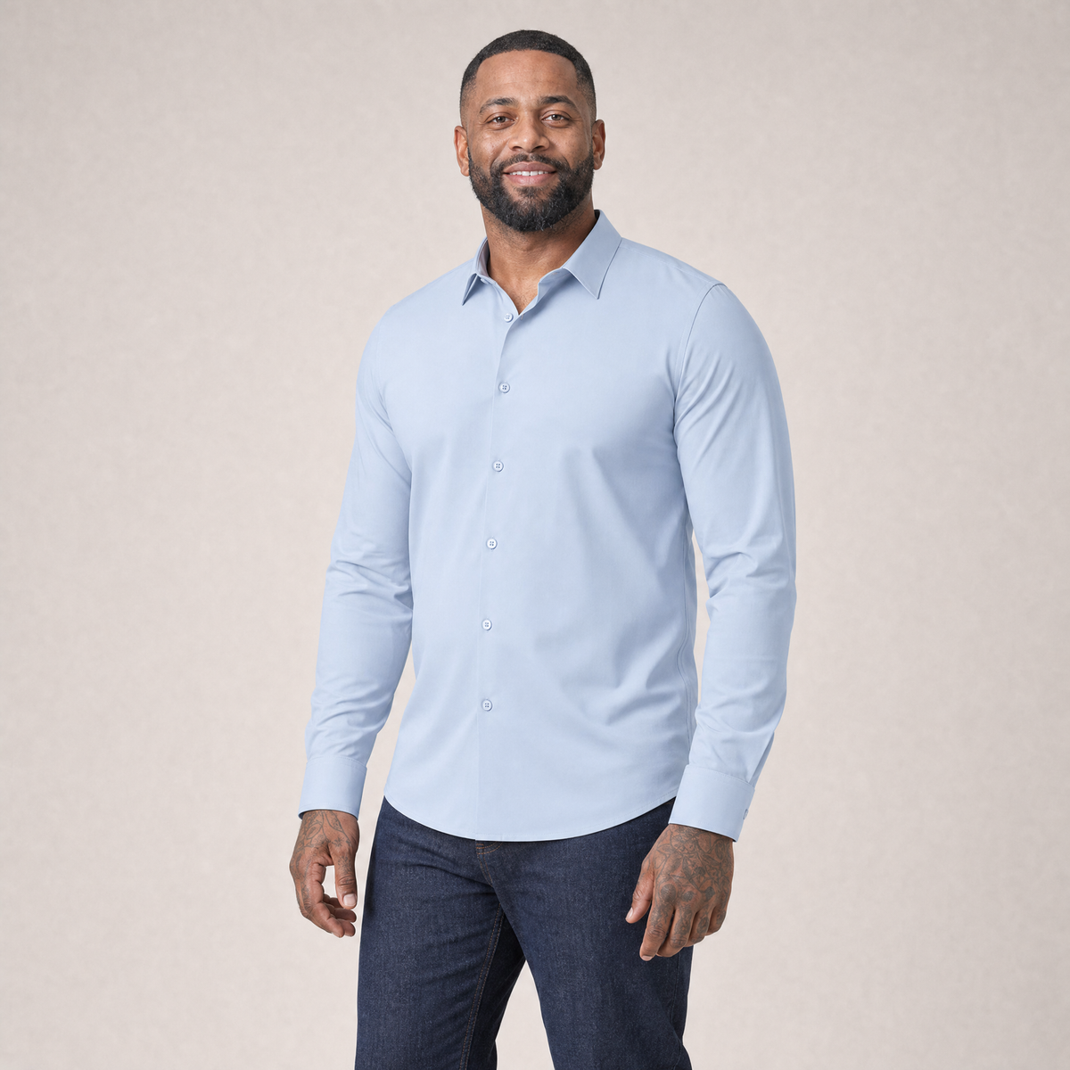 Long Sleeve Stretch Dress Shirt
