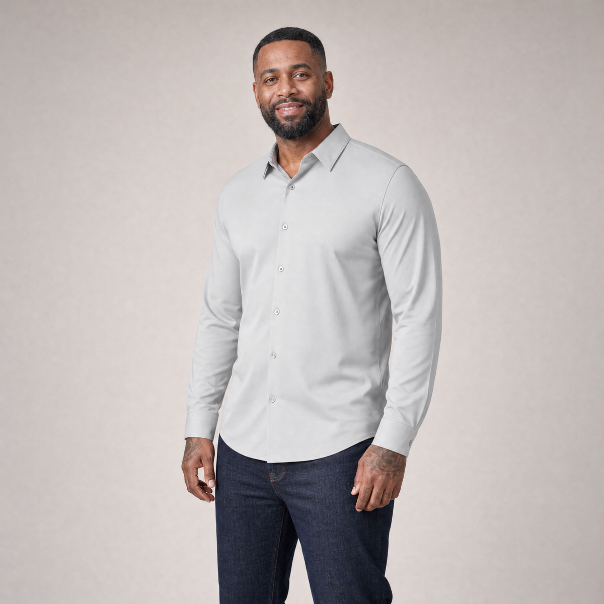 Long Sleeve Stretch Dress Shirt