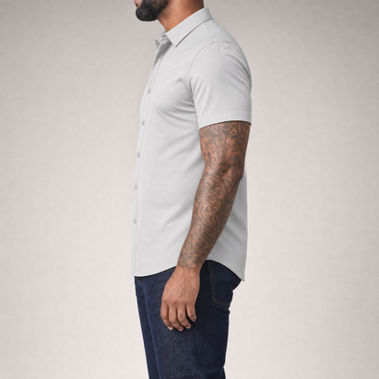 Short Sleeve Stretch Dress Shirt