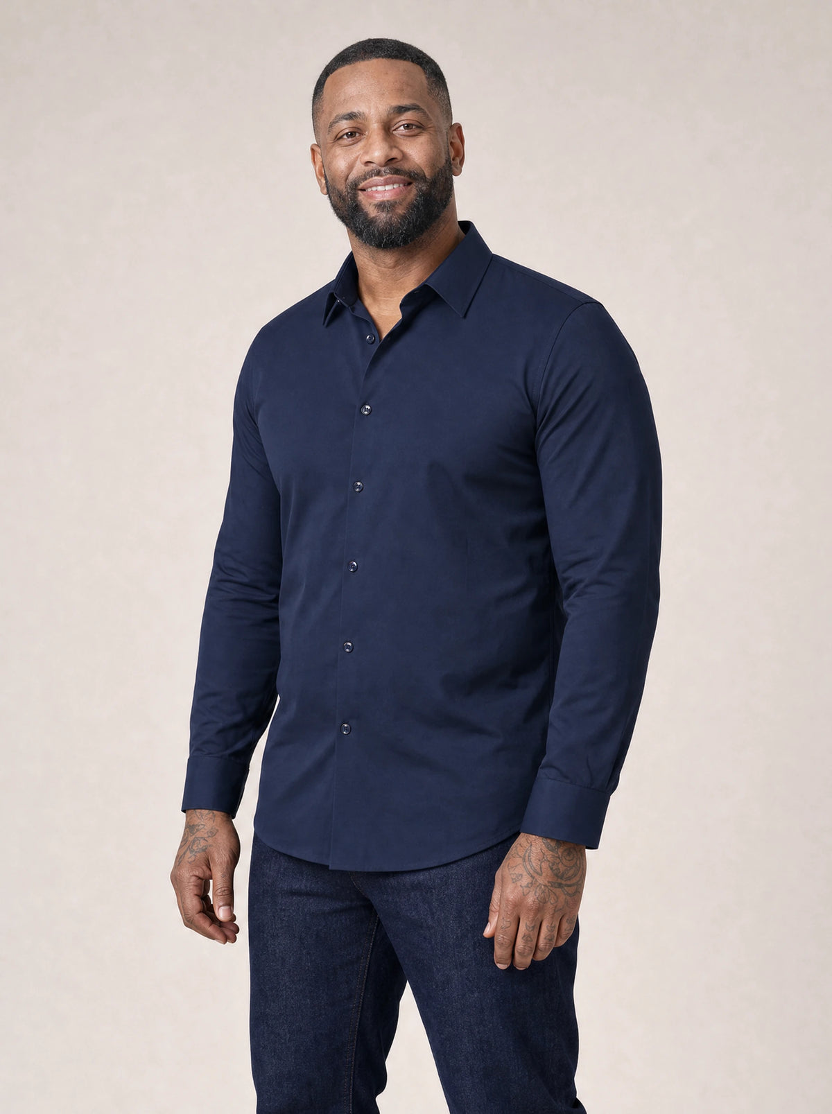 Navy Blue - front 3/4 | Ryan | 180 | 88 | L