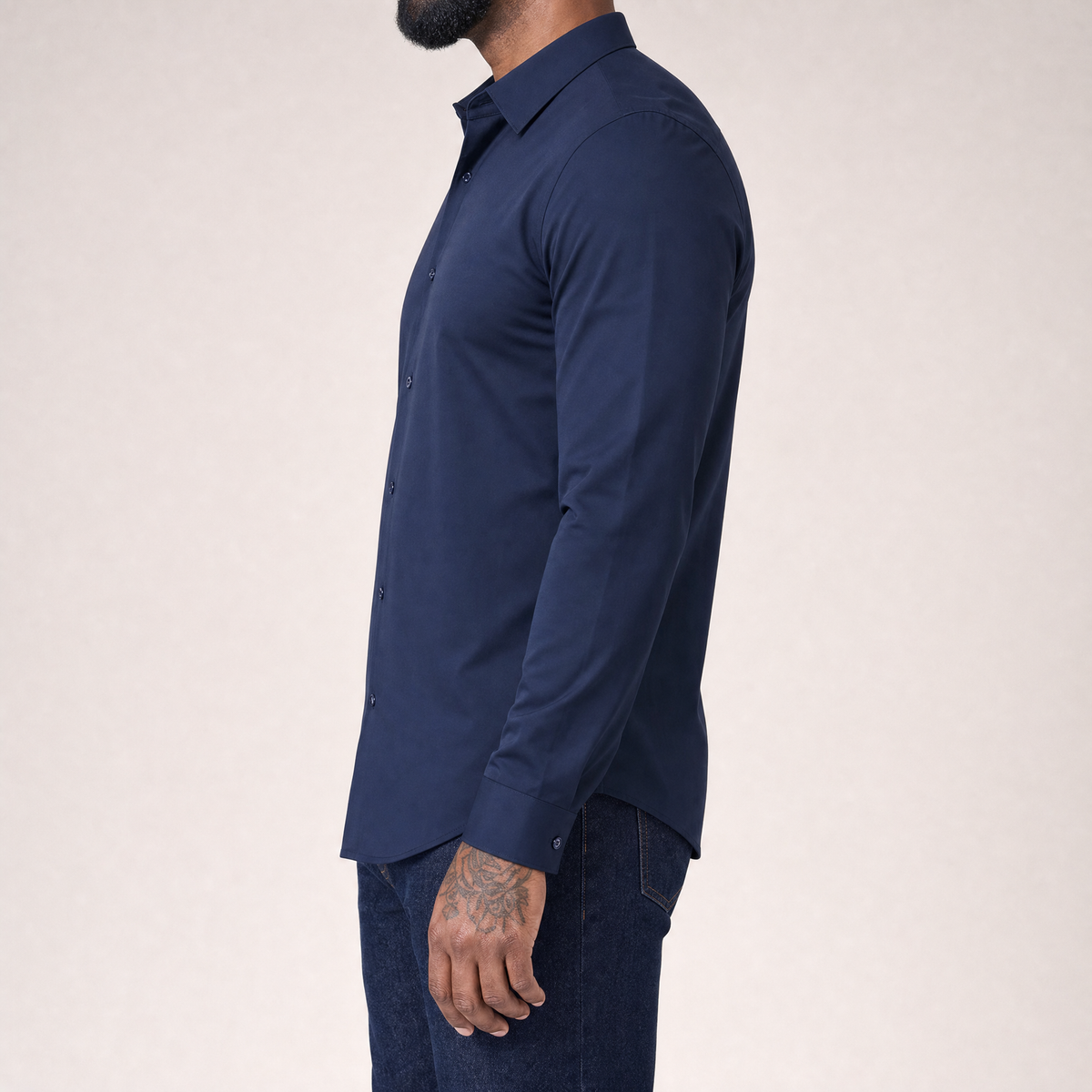 Long Sleeve Stretch Dress Shirt