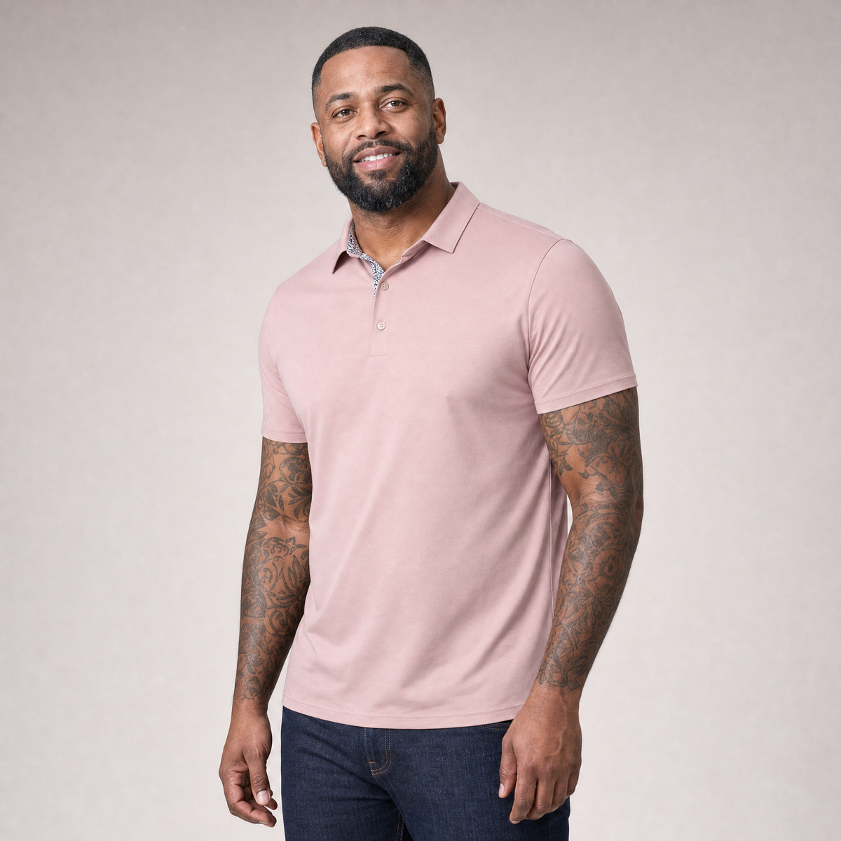 Short Sleeve Stretch Polo
