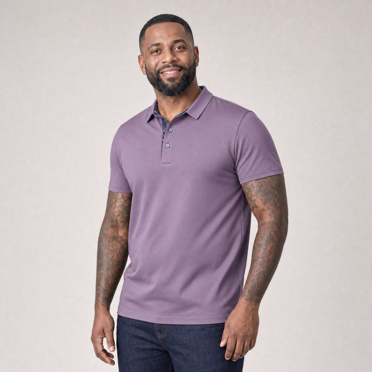 Short Sleeve Stretch Polo