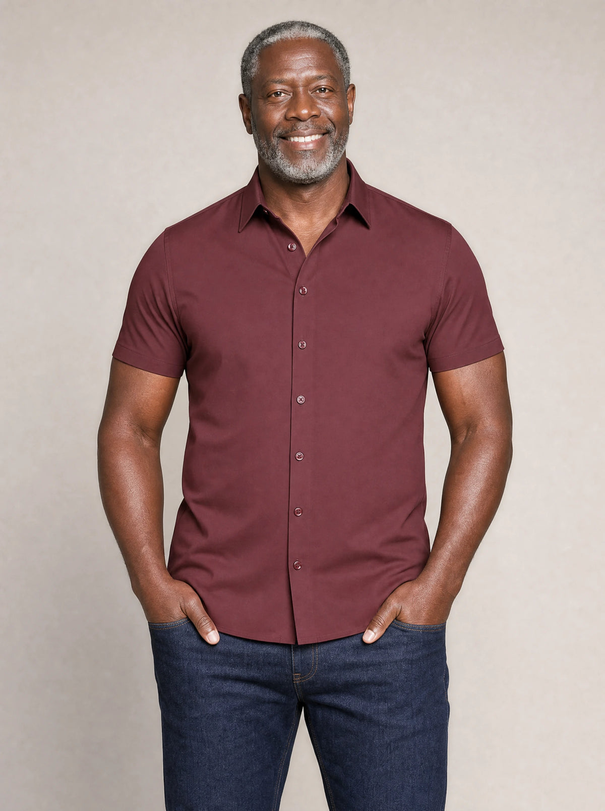 Burgundy - front | Curtis | 175 | 96 | XL