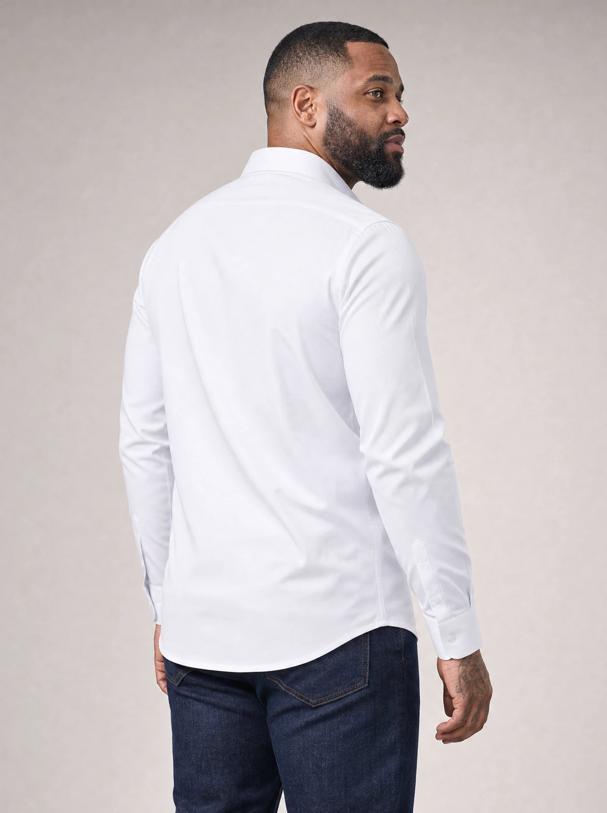 White - back 3/4