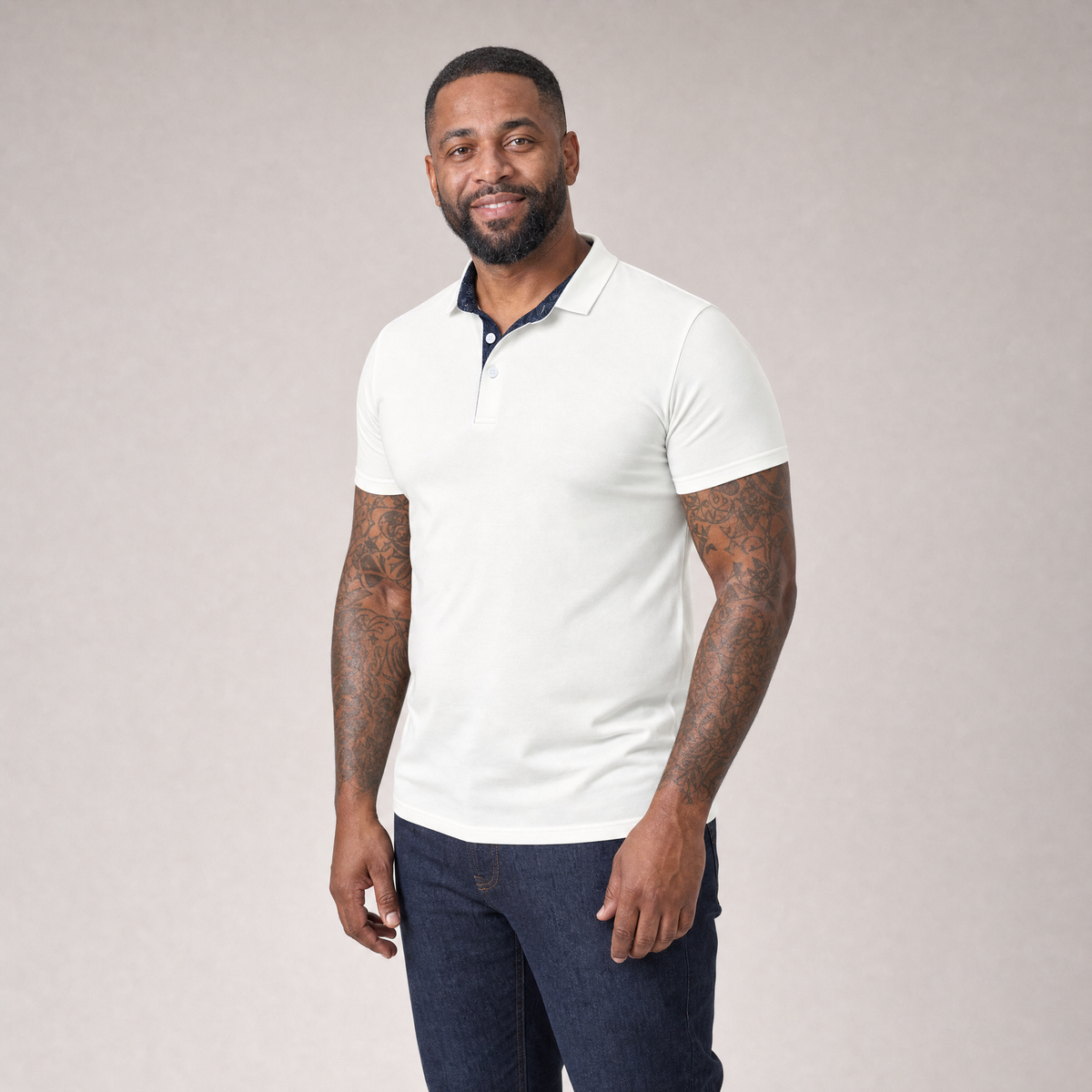 Short Sleeve Stretch Polo
