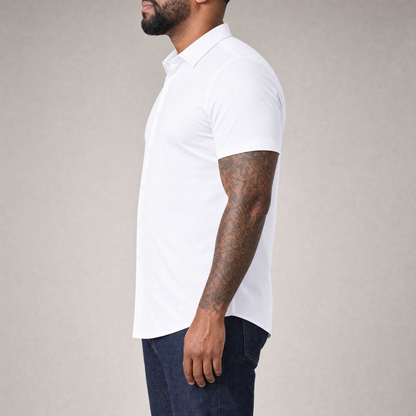 Short Sleeve Stretch Dress Shirt