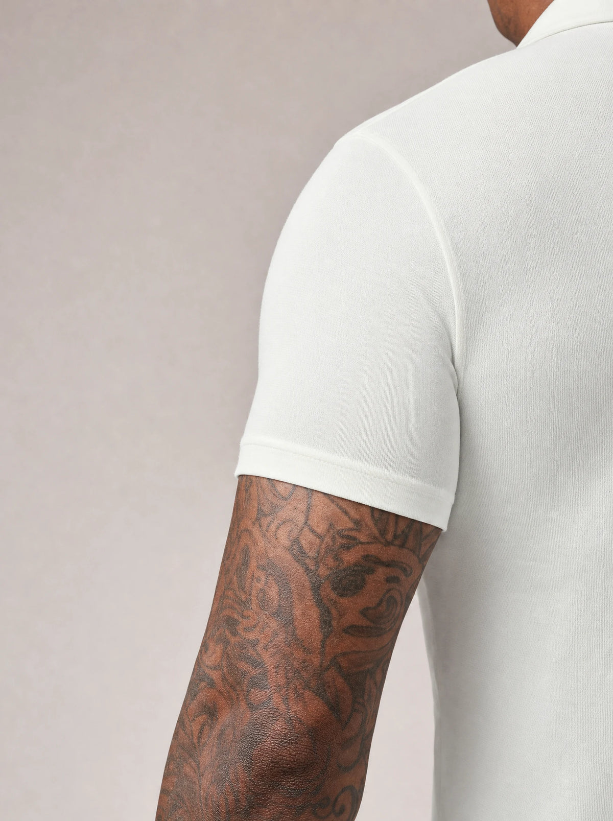 White - sleeve detail